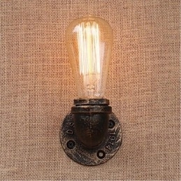Nostalgia Eenvoudige Waterpijp Decoratieve Kleine Wandlamp Wandlamp