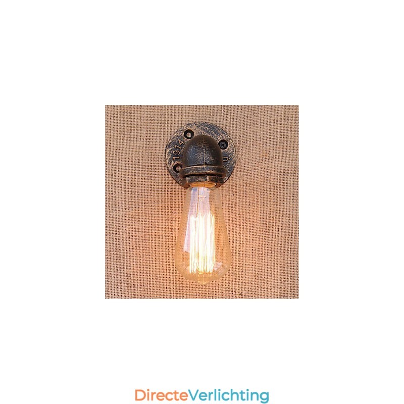 Nostalgia Eenvoudige Waterpijp Decoratieve Kleine Wandlamp Wandlamp