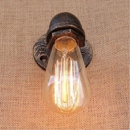 Nostalgia Eenvoudige Waterpijp Decoratieve Kleine Wandlamp Wandlamp