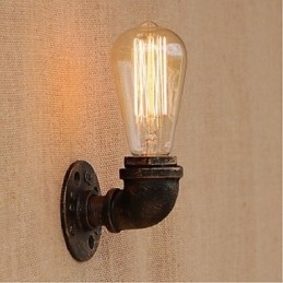 Nostalgia Eenvoudige Waterpijp Decoratieve Kleine Wandlamp Wandlamp