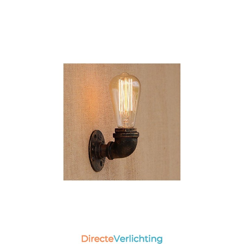 Nostalgia Eenvoudige Waterpijp Decoratieve Kleine Wandlamp Wandlamp