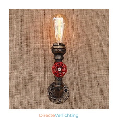 Nostalgia Eenvoudige Waterpijp Decoratieve Kleine Wandlamp Wandlamp Nostalgia Eenvoudige Waterpijp Decoratieve Kleine Wandlamp Wandlamp