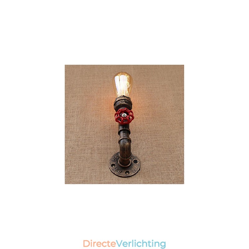 Nostalgia Eenvoudige Waterpijp Decoratieve Kleine Wandlamp Wandlamp