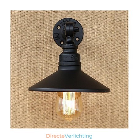 Industriële stijl Nordic waterpijp wandlamp wandlamp zwart Industriële stijl Nordic waterpijp wandlamp wandlamp zwart