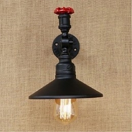 Rustieke Lodge Schilderij Kenmerk voor Sfeervolle Licht Wandlampen Wandlamp Zwart