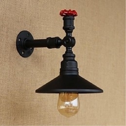 Rustieke Lodge Schilderij Kenmerk voor Sfeervolle Licht Wandlampen Wandlamp Zwart