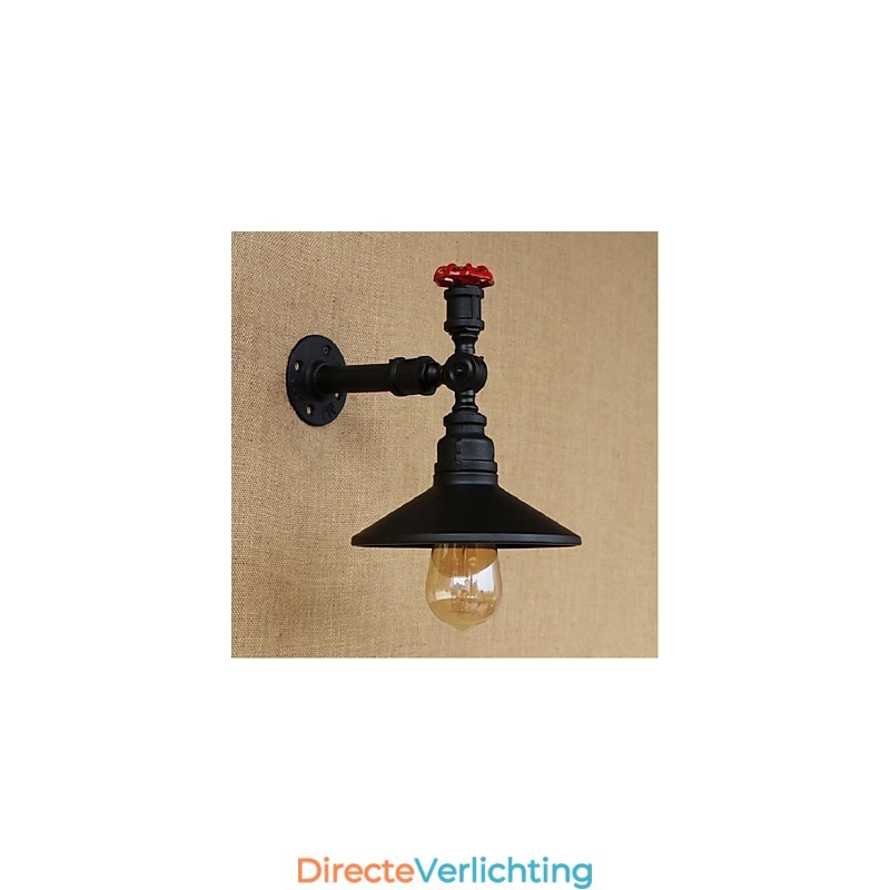 Rustieke Lodge Schilderij Kenmerk voor Sfeervolle Licht Wandlampen Wandlamp Zwart