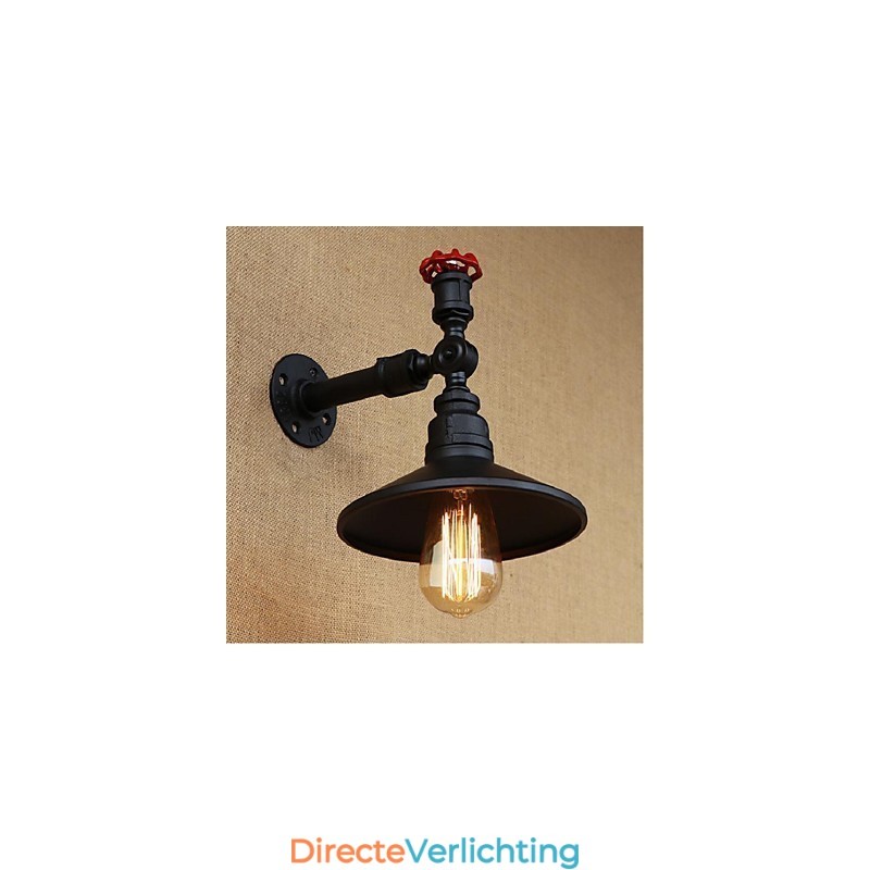 Rustieke Lodge Schilderij Kenmerk voor Sfeervolle Licht Wandlampen Wandlamp Zwart