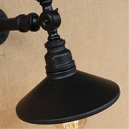 Rustieke Lodge Schilderij Kenmerk voor Sfeervolle Licht Wandlampen Wandlamp Zwart