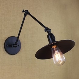 Rustieke Lodge Schilderij Kenmerk voor Mini Stijl Swing Arm Downlight Wandlampen