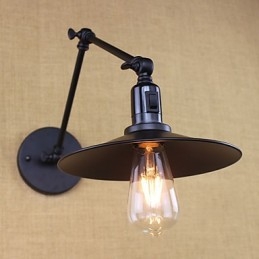 Rustieke Lodge Schilderij Kenmerk voor Mini Stijl Swing Arm Downlight Wandlampen