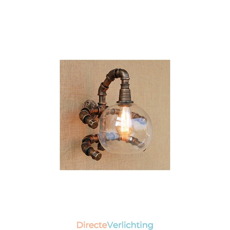 Rustieke Lodge Country Antique Brass Feature voor Sfeerverlichting Wandlampen Wandlamp