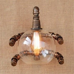 Rustieke Lodge Country Antique Brass Feature voor Sfeerverlichting Wandlampen Wandlamp