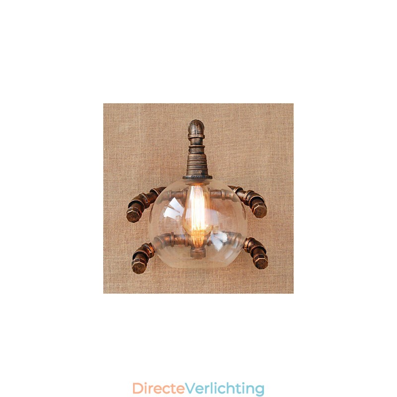 Rustieke Lodge Country Antique Brass Feature voor Sfeerverlichting Wandlampen Wandlamp