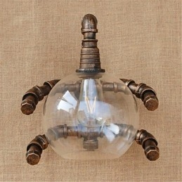 Rustieke Lodge Country Antique Brass Feature voor Sfeerverlichting Wandlampen Wandlamp