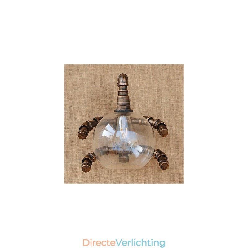 Rustieke Lodge Country Antique Brass Feature voor Sfeerverlichting Wandlampen Wandlamp