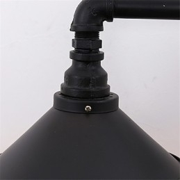 2 koppen retro industriële buis wandlampen eenvoudige loft zwarte metalen eetkamer keuken bar café decoratieve verlichting