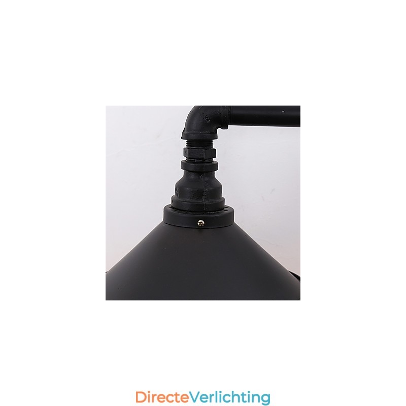2 koppen retro industriële buis wandlampen eenvoudige loft zwarte metalen eetkamer keuken bar café decoratieve verlichting