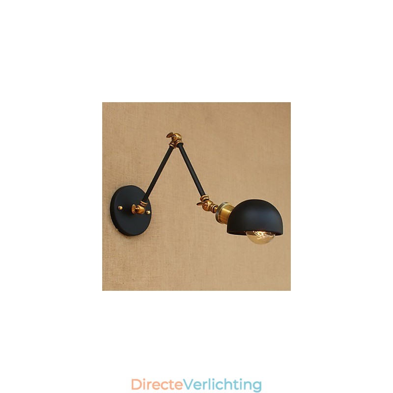 Nostalgische creatieve restaurantbar lange arm wandlamp