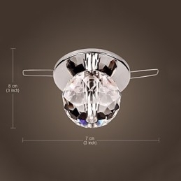 Moderne eigentijdse kristallen mini-stijl chromen metalen inbouwkast