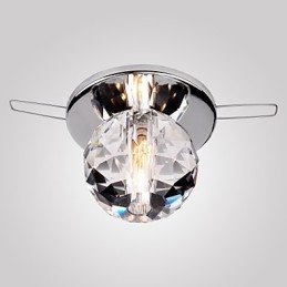 Moderne eigentijdse kristallen mini-stijl chromen metalen inbouwkast