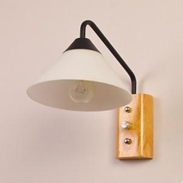 Japans Koreaans Gangpad Portiek Trap Slaapkamer Bedlamp Wandlamp Glas Hout