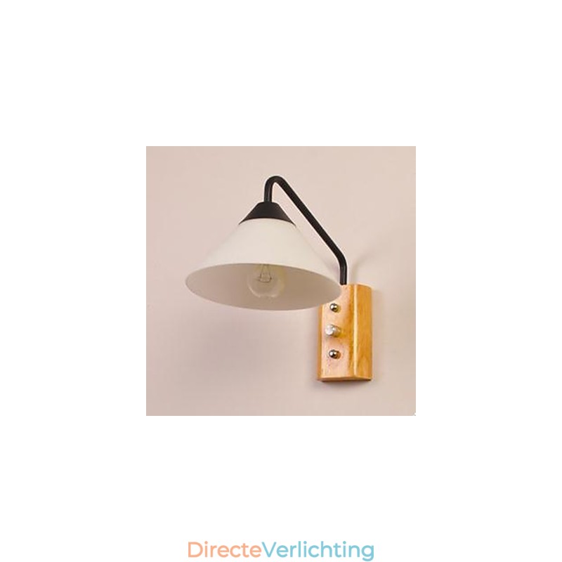 Japans Koreaans Gangpad Portiek Trap Slaapkamer Bedlamp Wandlamp Glas Hout