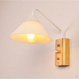 Japans Koreaans Gangpad Portiek Trap Slaapkamer Bedlamp Wandlamp Glas Hout