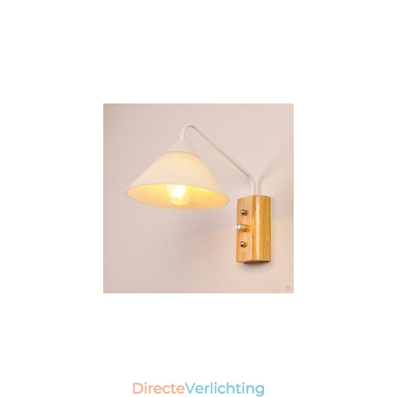 Japans Koreaans Gangpad Portiek Trap Slaapkamer Bedlamp Wandlamp Glas Hout