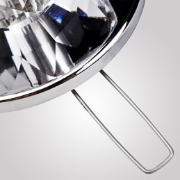 Moderne eigentijdse kristallen mini-stijl chromen metalen inbouwkast