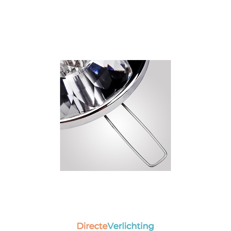Moderne eigentijdse kristallen mini-stijl chromen metalen inbouwkast