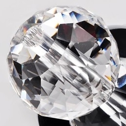 Moderne eigentijdse kristallen mini-stijl chromen metalen inbouwkast