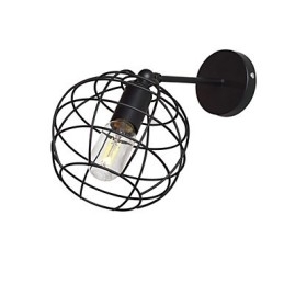 Bakstenen holle ronde ijzeren wandlamp domme zwarte Amerikaanse decoratie lichtzwaardlamp op muur