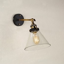 Moderne, eigentijdse, traditionele, klassieke, rustieke lodge, vintage, gegalvaniseerde functie voor downlight-wandlampen