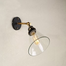 Moderne, eigentijdse, traditionele, klassieke, rustieke lodge, vintage, gegalvaniseerde functie voor downlight-wandlampen