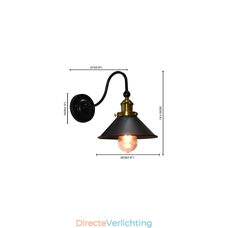 Wandlamp Wandlampen Wandlamp Ijzeren Wandlamp Dumb Black Lightsaber Lamp Aan De Muur