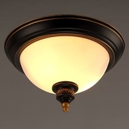 Eenvoudige pastorale plafondlampen brons Phnom Penh Amerikaanse landelijke Europese plafondlampen lamp