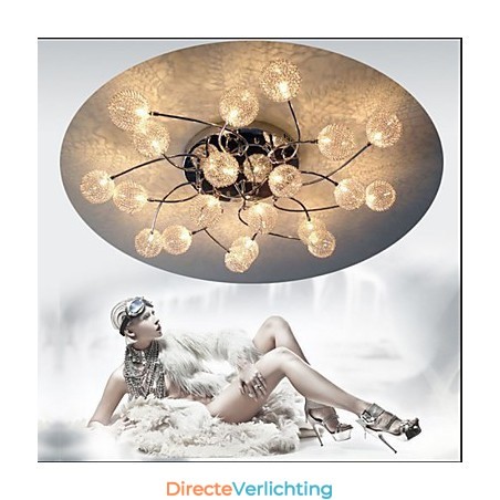 Eenvoudige ronde plafondlampen IJzeren lampverlichting Eenvoudige ronde plafondlampen IJzeren lampverlichting