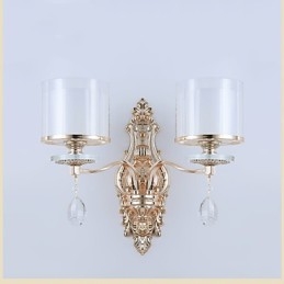 Moderne eigentijdse gegalvaniseerde functie voor oogbescherming, sfeerverlichting, wandlampen, wandlamp