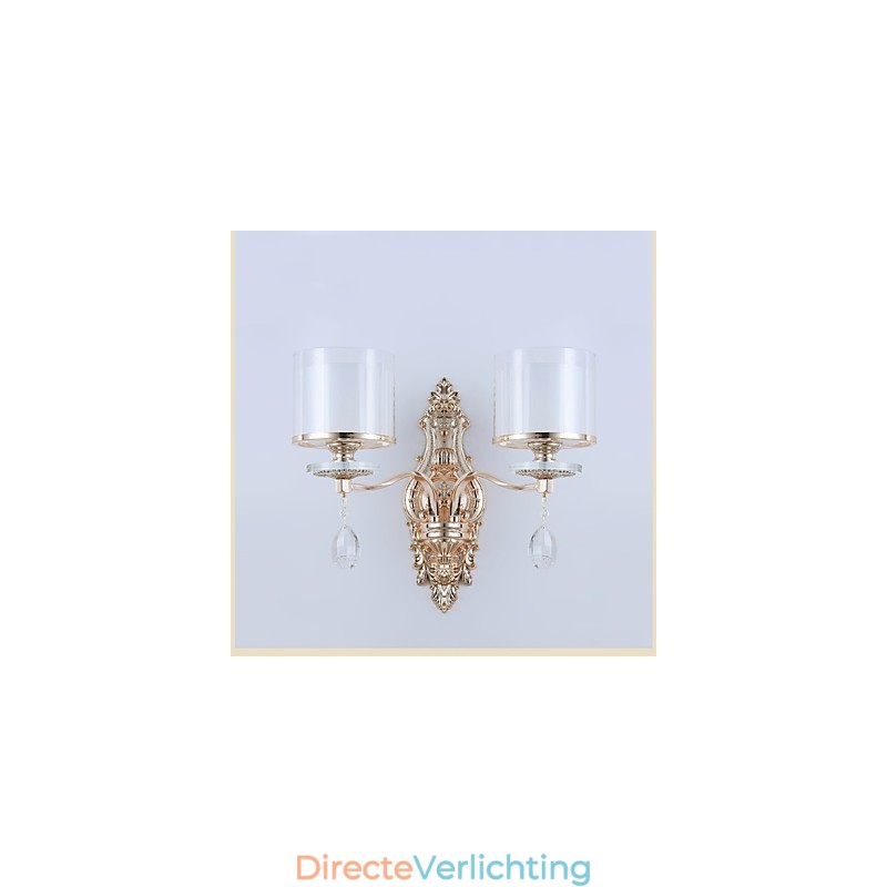 Moderne eigentijdse gegalvaniseerde functie voor oogbescherming, sfeerverlichting, wandlampen, wandlamp