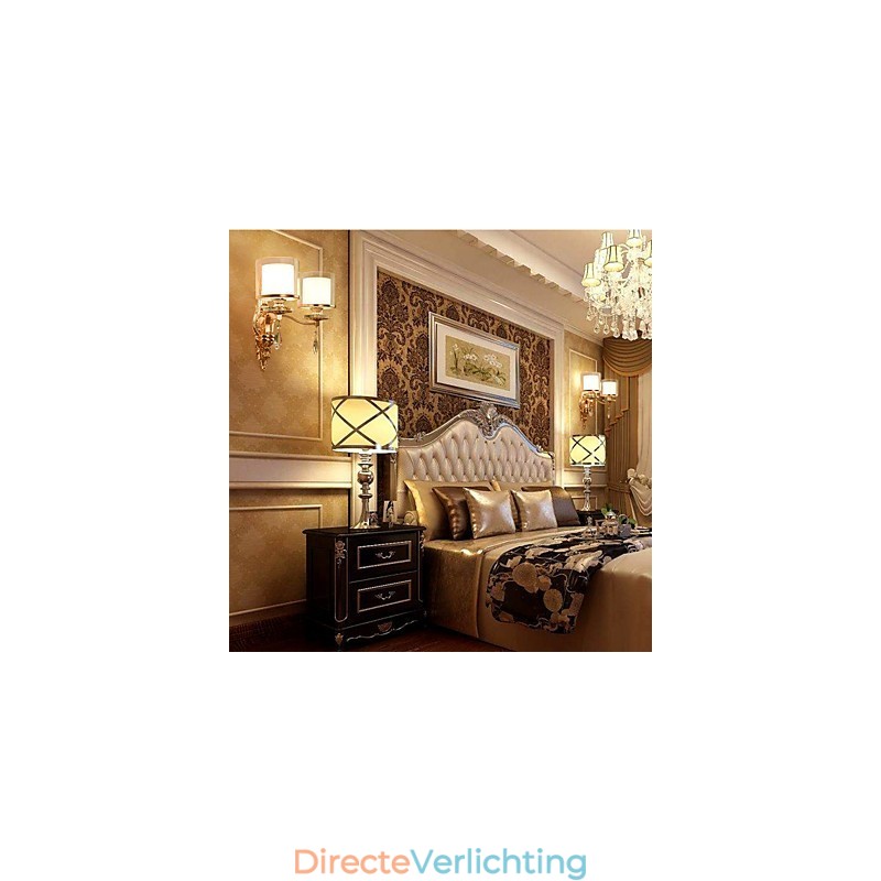 Moderne eigentijdse gegalvaniseerde functie voor oogbescherming, sfeerverlichting, wandlampen, wandlamp