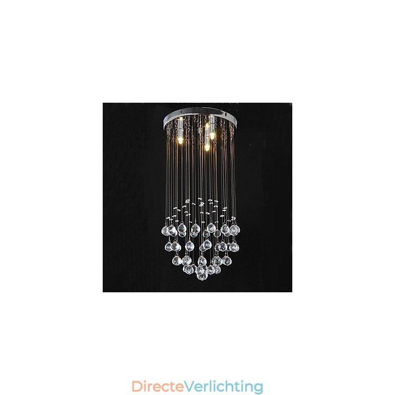 Traditionele klassieke kristalchroom metalen inbouw