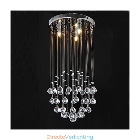 Traditionele klassieke kristalchroom metalen inbouw