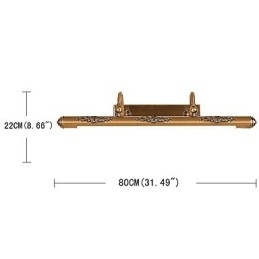 Spiegellamp 80CM 1Traditionele Vintage Antieke Messing Kenmerk voor