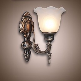 Europese Stijl Retro Wandlamp Hotel Ganglamp Ganglamp Spiegel Frontlamp Enkele Kop Bedlamp