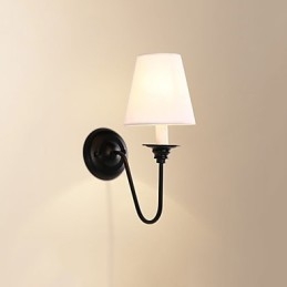Rustieke Lodge Zwarte Oxide Afwerking Kenmerk voor Oogbescherming Sfeerverlichting Wandlampen Wandlamp