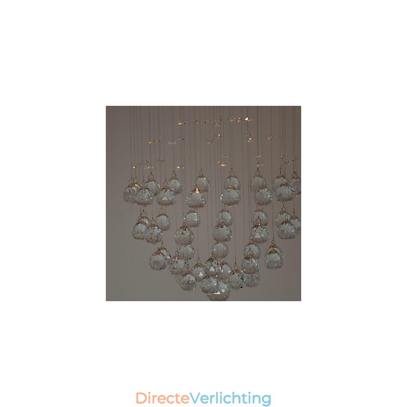 Traditionele klassieke kristalchroom metalen inbouw