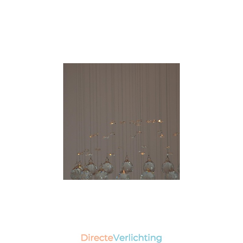 Traditionele klassieke kristalchroom metalen inbouw