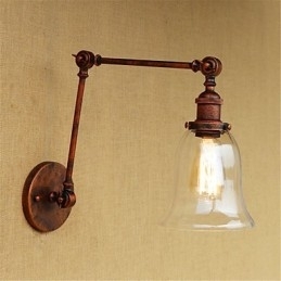 Landelijk Retro Gegalvaniseerd Kenmerk voor Mini Stijl Oogbescherming Sfeerverlichting Zwenkarmverlichting Muur