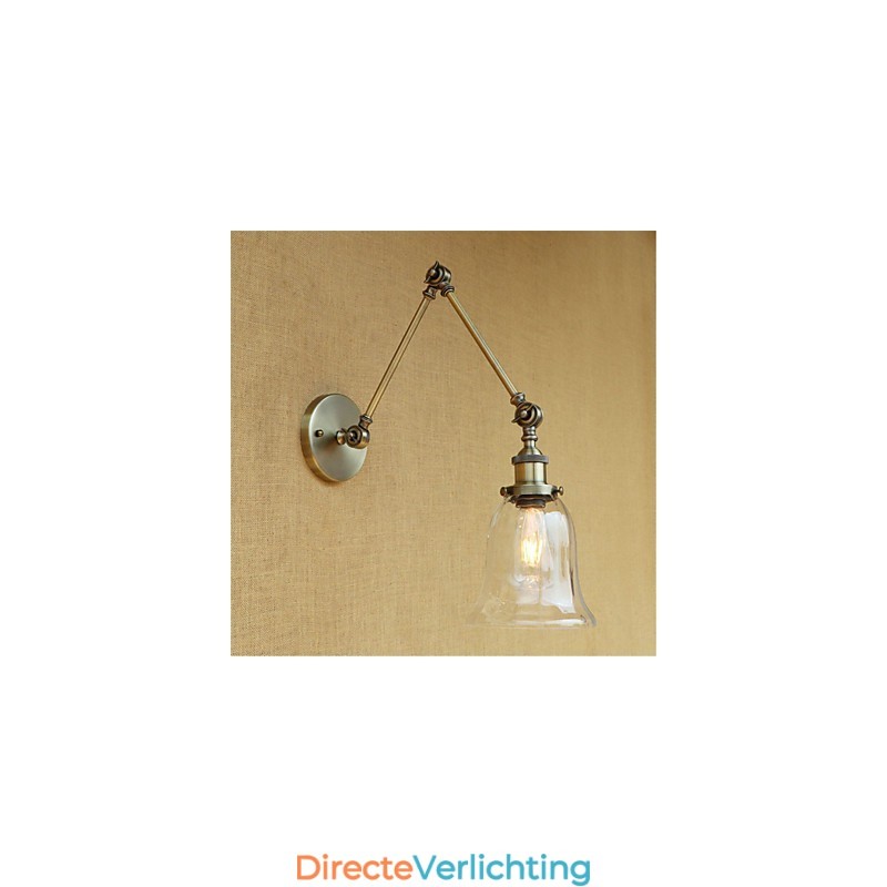 Landelijk Retro Gegalvaniseerd Kenmerk voor Mini Stijl Oogbescherming Sfeerverlichting Zwenkarmverlichting Muur